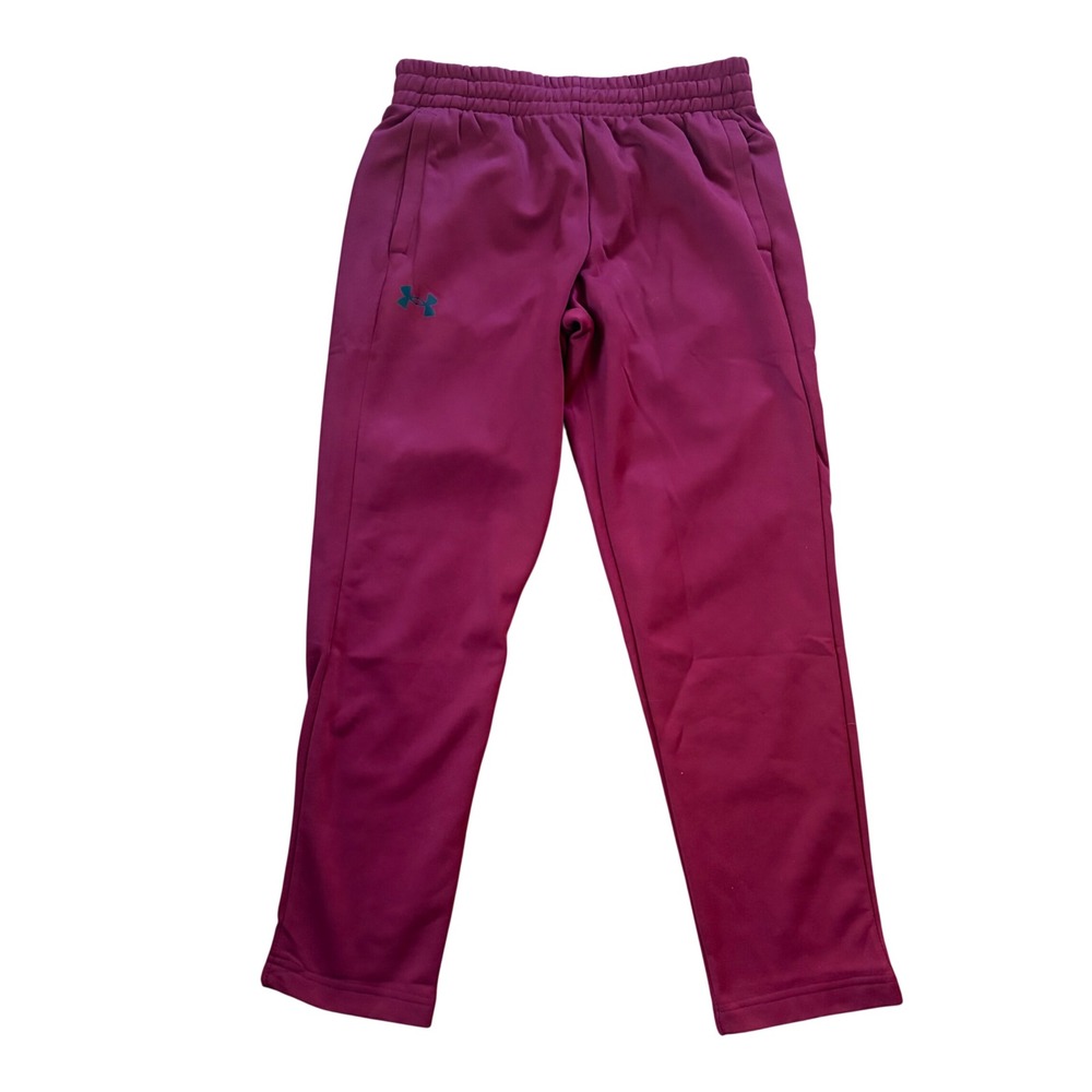 NWT Under Armour Men's Fleece Sweatpants Maroon‎ Burgundy Joggers Size Large